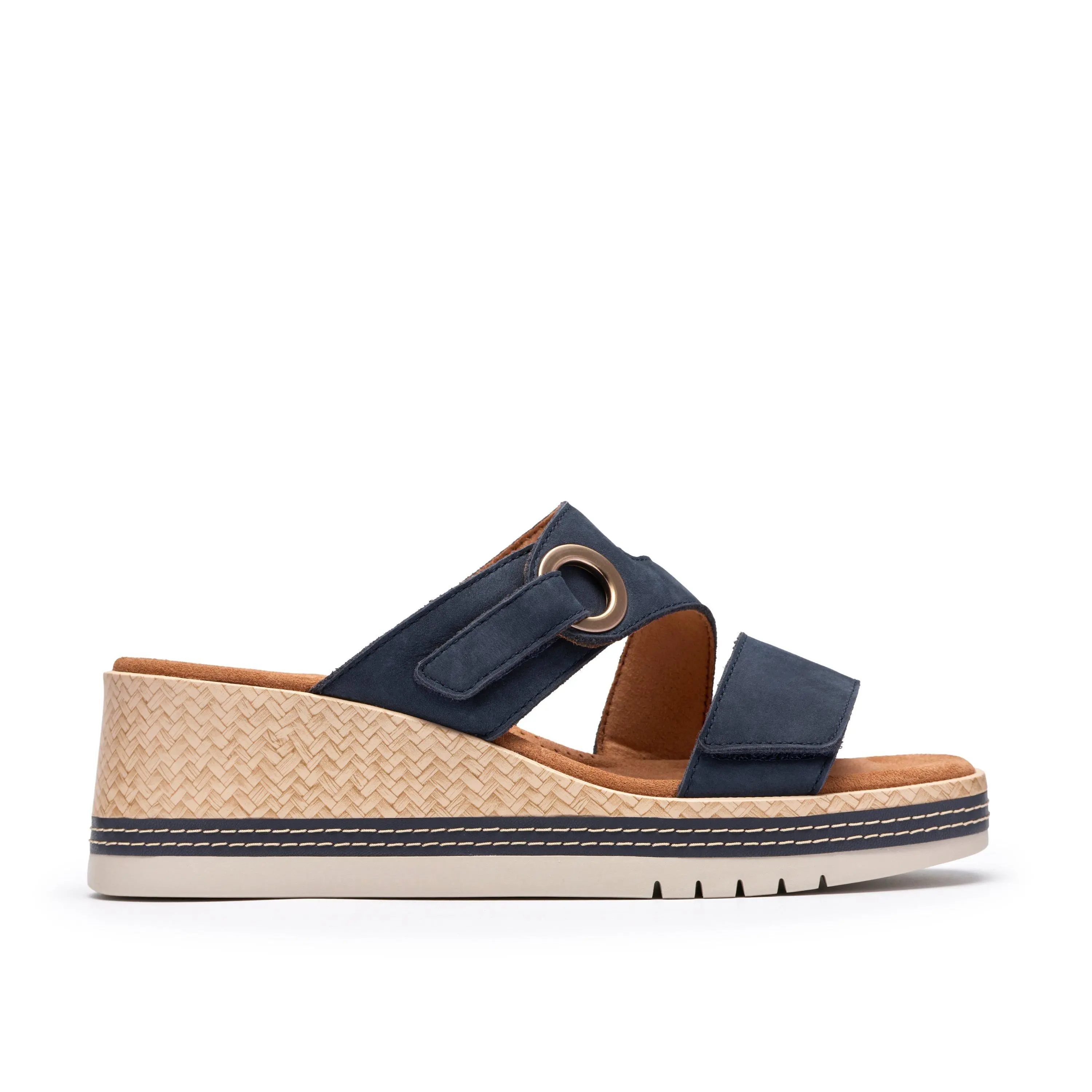 Clarks Womens Kidiki Cove Wedge Sandals