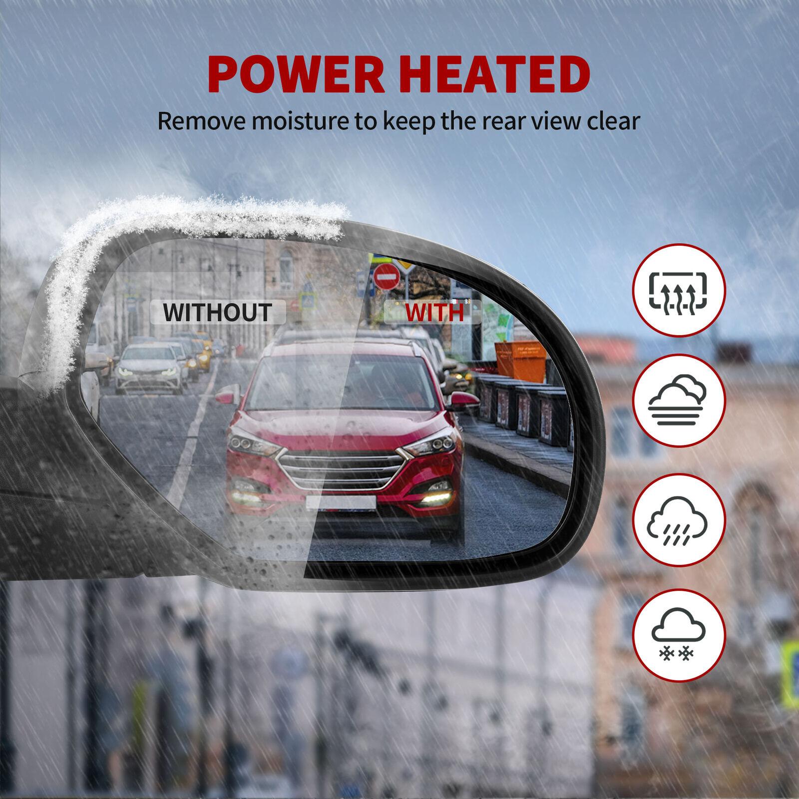 YITAMOTOR Right/Left Passenger Side Mirror Compatible with 2007-2013 Silverado Sierra 1500, 2500, 3500, Avalanche Suburban Tahoe Yukon