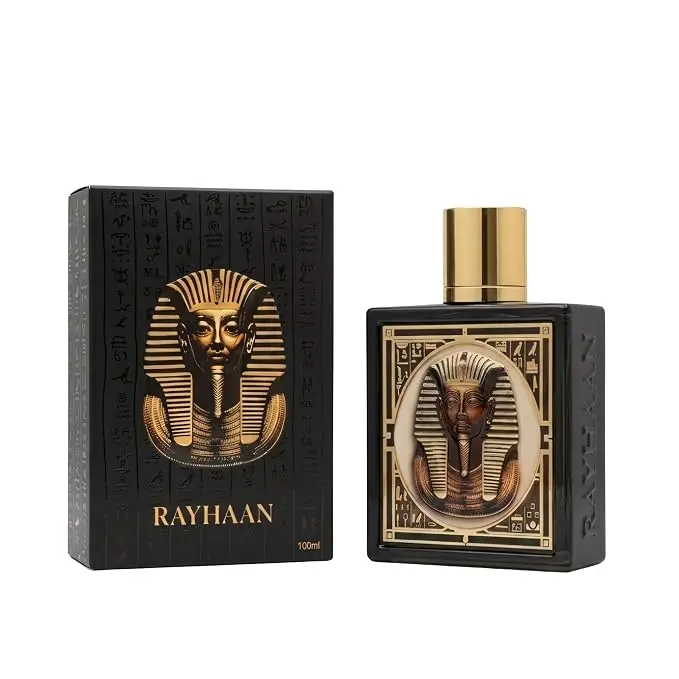 Rayhaan Pharaoh – Spicy, Coffee, Amber, Sweet – Eau de Parfum Spray Long-Lasting Fragrance for Unisex, 3.4 Ounce