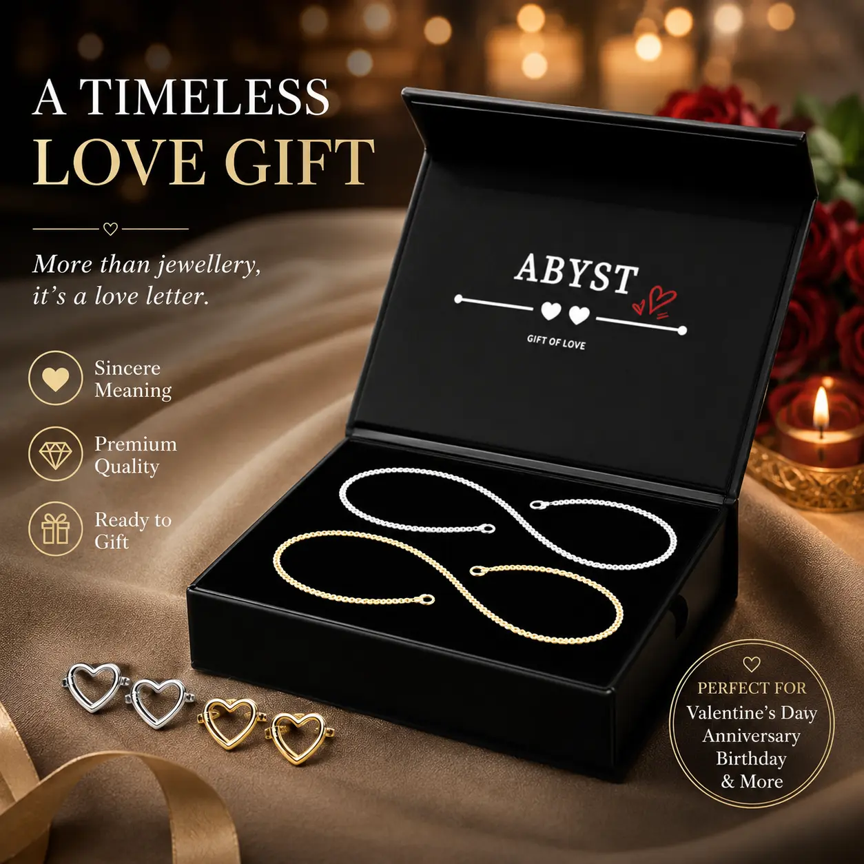 Permanent Bracelet Kit – DIY Bracelet Making Kit For Couples, Friendship Bracelets – Gift for Anniversary, Valentine’s Day & Date Night Activity - His and Her Bracelets