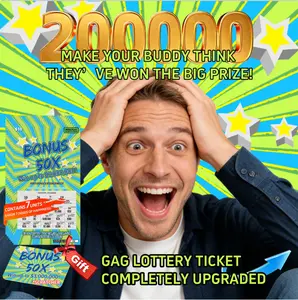 US-Style $200K Lottery Scratch-Off Gag Prop | Realistic Design for Pranking Friends & Family