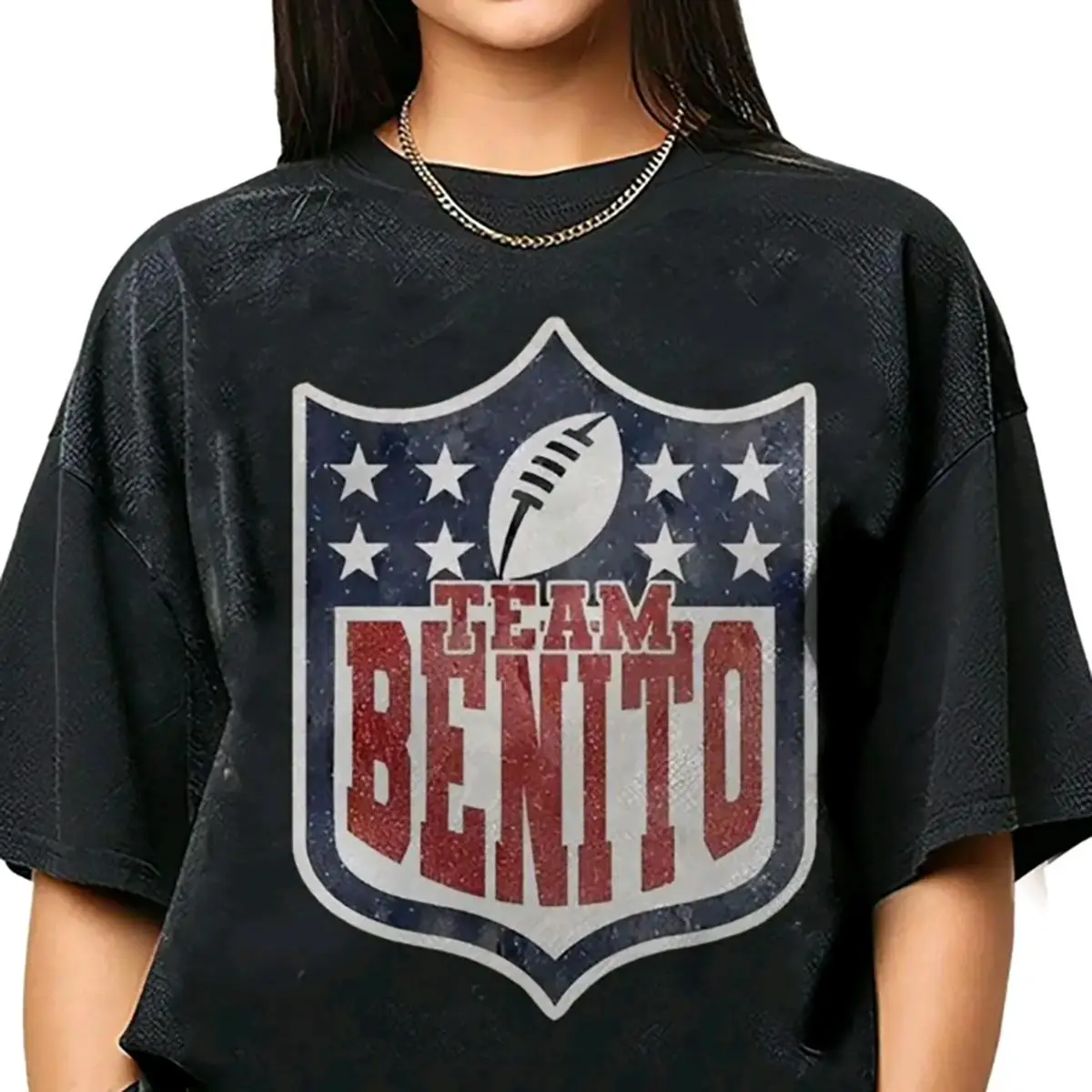 Benito Bowl T-Shirt Benito Bunny Football Bad Benito Puerto Rico Flag 2026 T-Shirt Football Gifts For Fan Made In USA For Women For Men [LunarLoop 180G/230G 100% cotton short-sleeve/hoodie, soft and comfortable]