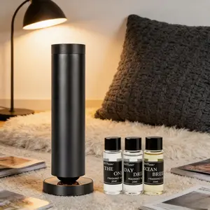 Ultimate Waterless Scent Diffuser for Large Rooms Hotel Use with Remote Timer BPA-Free High Mist Output 3 Top-Rated Oils 1000 SqFt Portable Design LED MoodLighting