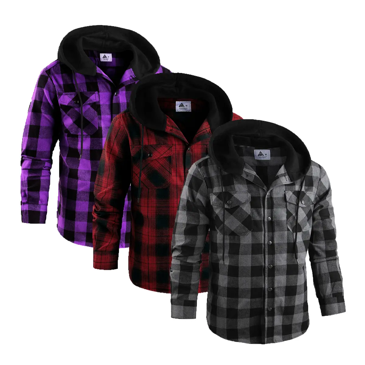 Black purple+Red+Black