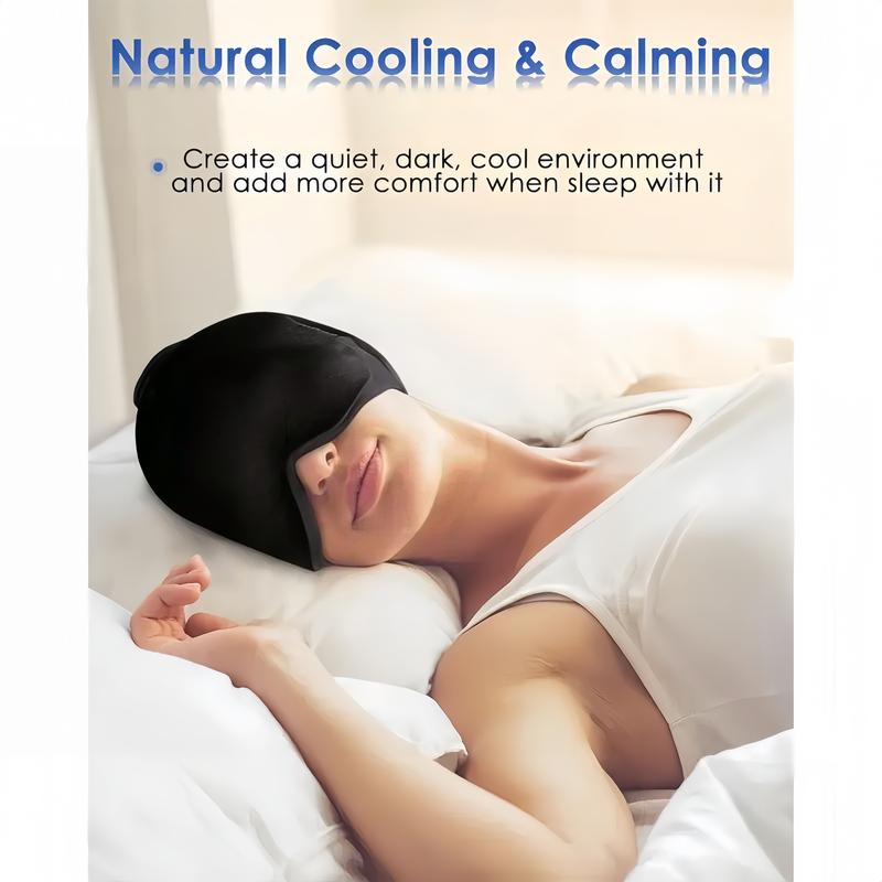 Headache Relief Ice Pack Hat – A Gel Ice Pack Head Wrap That Effectively Relieves Migraines, Stress, And Tension, Suitable For Use In The Office, Before Bed, Or For Everyday Relief At Home.