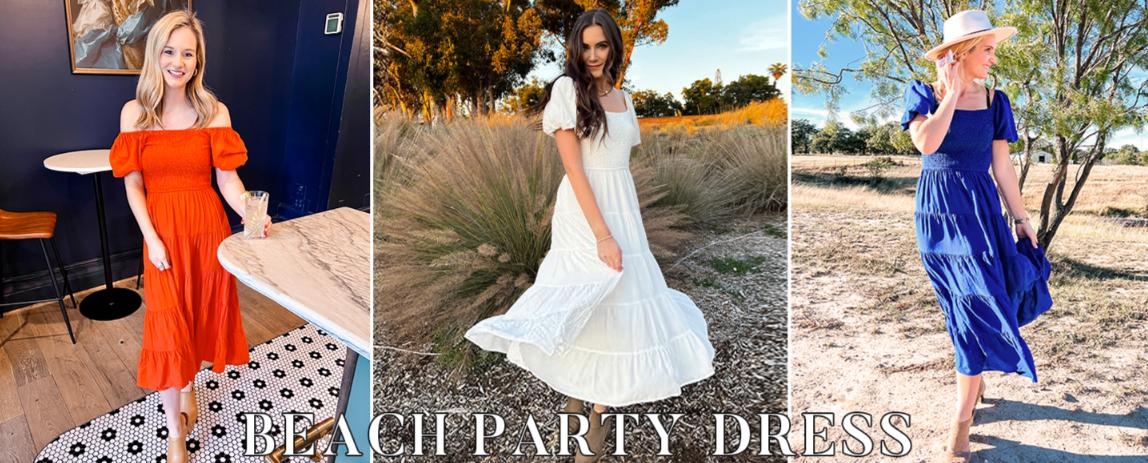 ZESICA Women's 2026 Summer Square Neck Short Puff Sleeve Solid Color High Waist Casual Smocked Flowy A Line Tiered Midi Dress