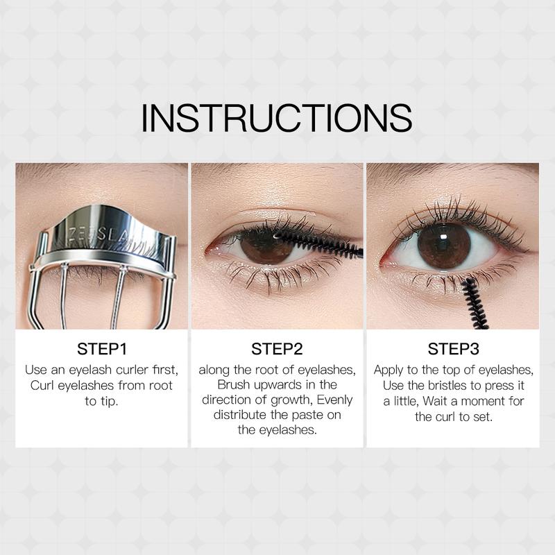 ZEESEA Curling Mascara - Long-lasting, quick-drying, waterproof, sweat-proof, smudge-proof