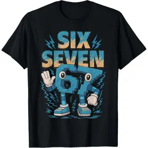 Meme 67 Six Seven 6 7 Italian Brainrot T-Shirt - Basic Light Cotton For Men Woman And Kid T-shirt