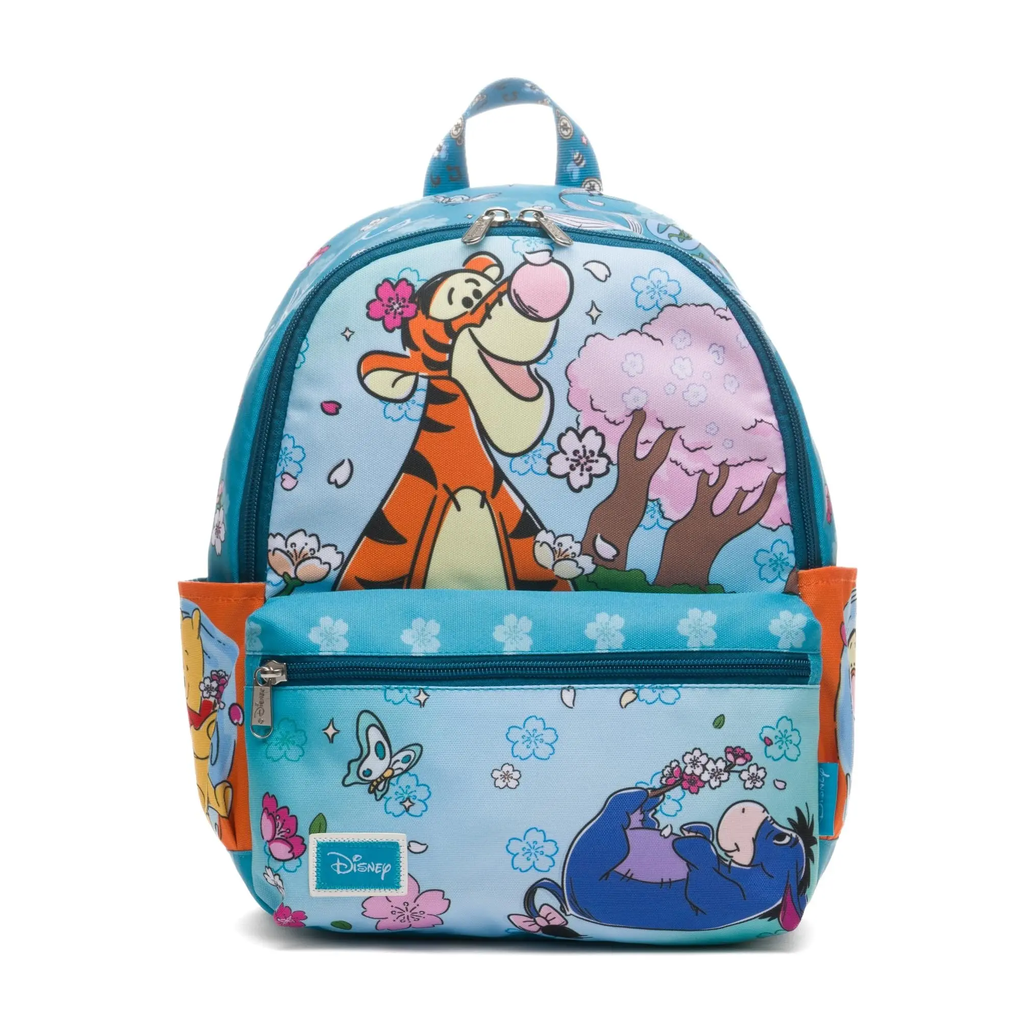 Wondapop Disney Winnie the Pooh 13" Deluxe Nylon Casual Backpack - Lightweight Daily, Traveling Daypack, Youth, Character Backpacks Featuring Tigger and Eeyore