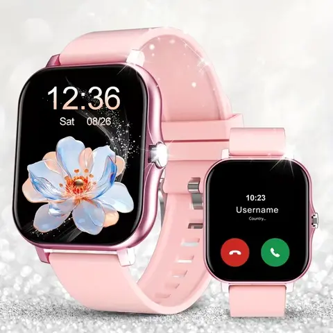 Modern 1.83-inch Full Touchscreen Built-in Display Sports Smart Watch, Affordable Wearable Fitness Tracker with USB Function, Gift-Ready Pick Perfect Gift for Boyfriend (Father's Day Option)