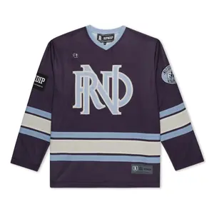 No Days Off Hockey Jersey  (Plum)