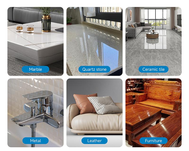 LOZLIN Nano Crystal Plating Agent - Marble & Quartz Stone Polish Fast-Drying, Long-Lasting Gloss & Protection For Kitchen Countertops, Bathroom Surfaces & Natural Stone