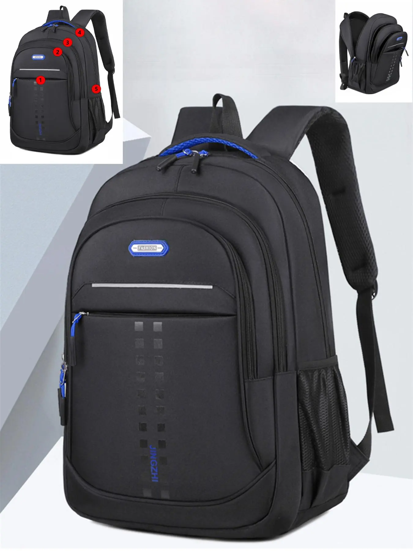 Large Capacity Backpack, Waterproof Backpack for Men, Casual Travel Backpack, Student School Bag, Computer Backpack, Backpack for Daily Use, Adjustable Backpack, Fashion Durable Backpack, Multifunctional Backpack, College Backpack, School Backpacks