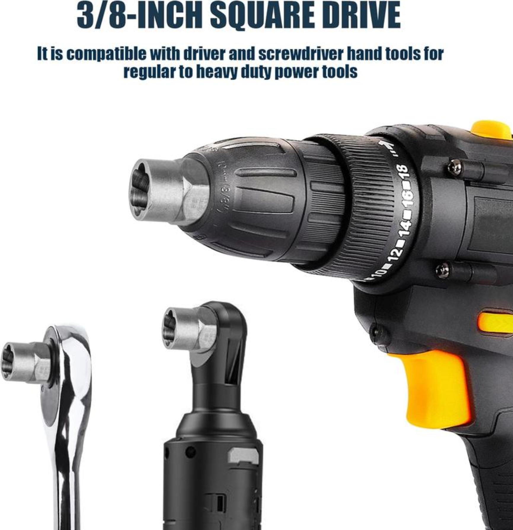 【TikTokShopBlackFriday 】 Bolt Extractor Tool Set, 13+1 Counts Impact & Nut Remover Stripped Lug Remover, Drive Rounded Bolt Remover for Removing Damaged, Frozen Universal Impact impact bolt