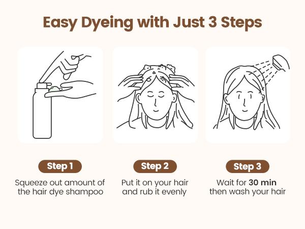 Limer Multicolor 6 in 1 Instant Hair Dye Shampoo, Hair Color for Grey Coverage, Herbal Ingredients, Natural Tinte, Ammonia-Free, Long lasting,Haircare Limer Multicolor 6 in 1 Instant Hair Dye Shampoo, Hair Color for Grey Coverage, Herbal Ingredients, Natural Tinte, Ammonia-Free, Long lasting,Haircare