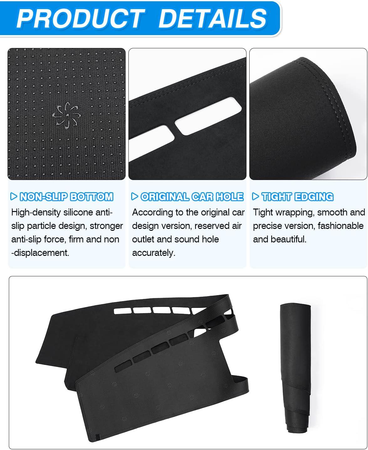 KUST Dash Cover Compatible with Ford F-150 F150 Pickup 2009-2014 Accessories Dashboard Cover Mat Non-Slip Pad Carpet Sunshield Protector (with Light Sensor)