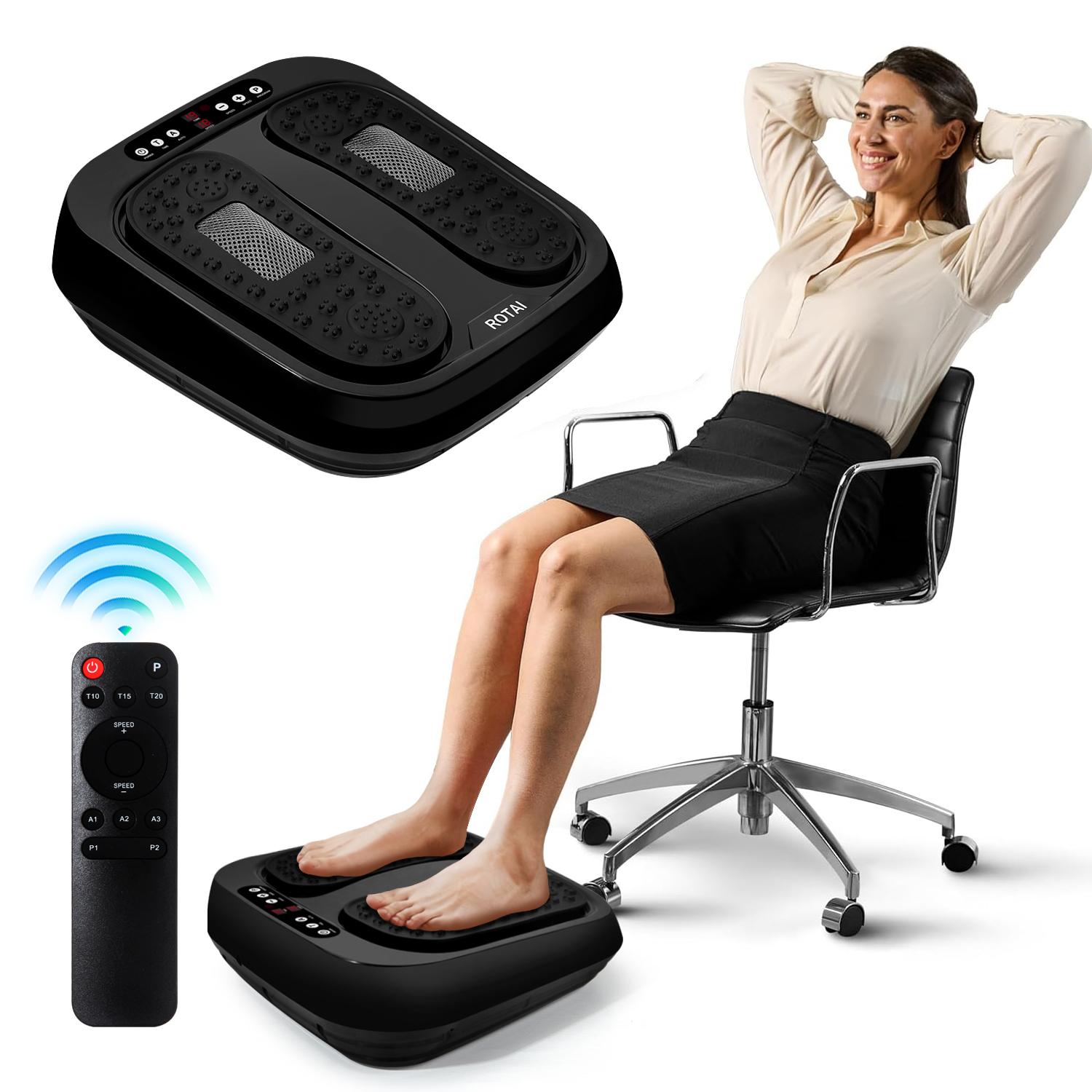 ROTAI Foot Massager with Remote Control,Gifts for Famlies, Multiple Relaxation and Pain Relief - Shiatsu Vibration Foot Massager Promotes Blood Circulation, NBA players relax their feet after the game - TikTok Shop ROTAI Foot Massager with Remote Control,Gifts for Famlies, Multiple Relaxation and Pain Relief - Shiatsu Vibration Foot Massager Promotes Blood Circulation, NBA players relax their feet after the game - TikTok Shop