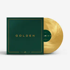 Jung Kook (Bts) - GOLDEN  [VINYL RECORD - LP] Postcard, Photos, Stickers