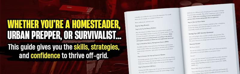 The Only Off-Grid Survival Projects Bible You’ll Ever Need: Proven DIY Off-Grid Strategies for 100% Self Sustainability - Secure Your Home, Food Supply, and Power To Thrive In Any Crisis & Disaster Paperback