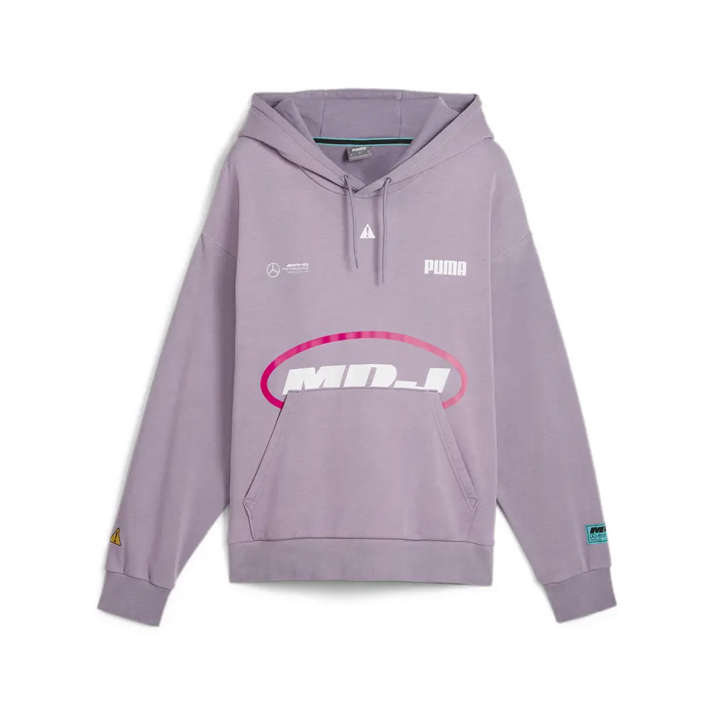 PUMA Mens X Mapf1 Mad Dog Jones Graphic Hoodie Casual Outerwear Casual - Purple