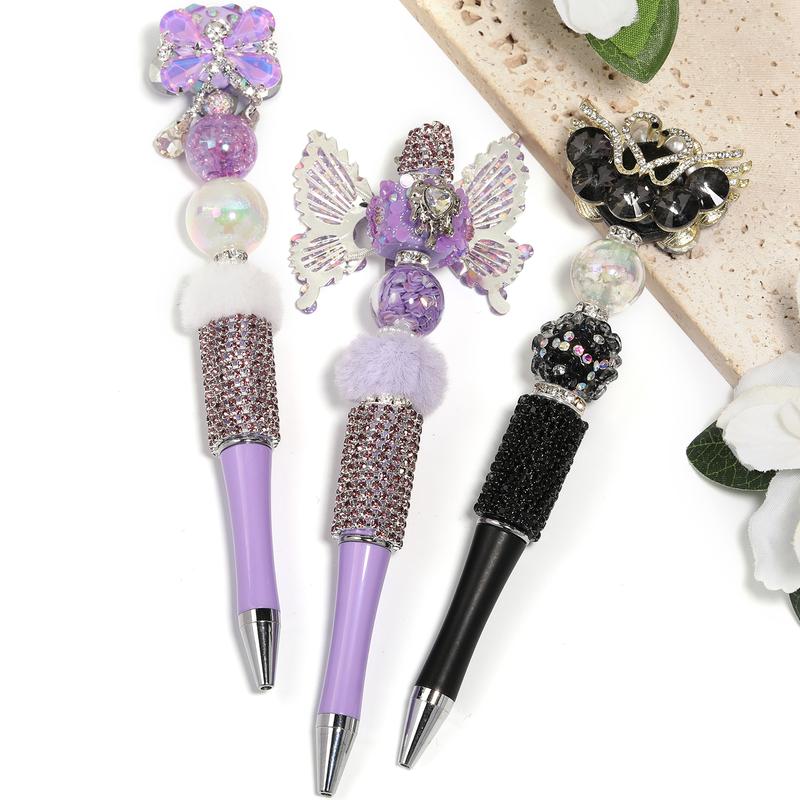 【P160】Beadable Pens Rhinestones