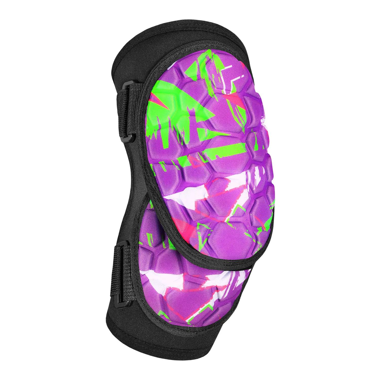 Penveer Elbow Guard - Adjustable Velcro Protective Sleeve for Adults, Purple Texture EVA Foam Easy-to-Clean Sports Arm Protector for Baseball, Softball