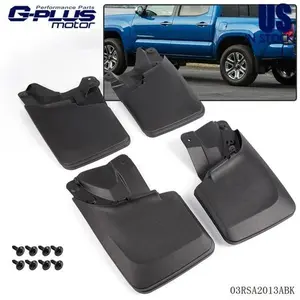 Front & Rear Splash Mud Splash Guards Flaps Pair Fit For 2016-2020 Toyota Tacoma