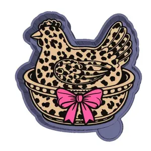 Cheetah Hen Freshie Mold Versatile Durable Silicone for Resin Casting Soap Making Candle Crafting Clay Work and Baking Ideal for DIY Projects