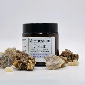 Magnesium Cream for Muscle & Joint Comfort | Frankincense & Boswellic Acid | Natural Relaxing Body Cream