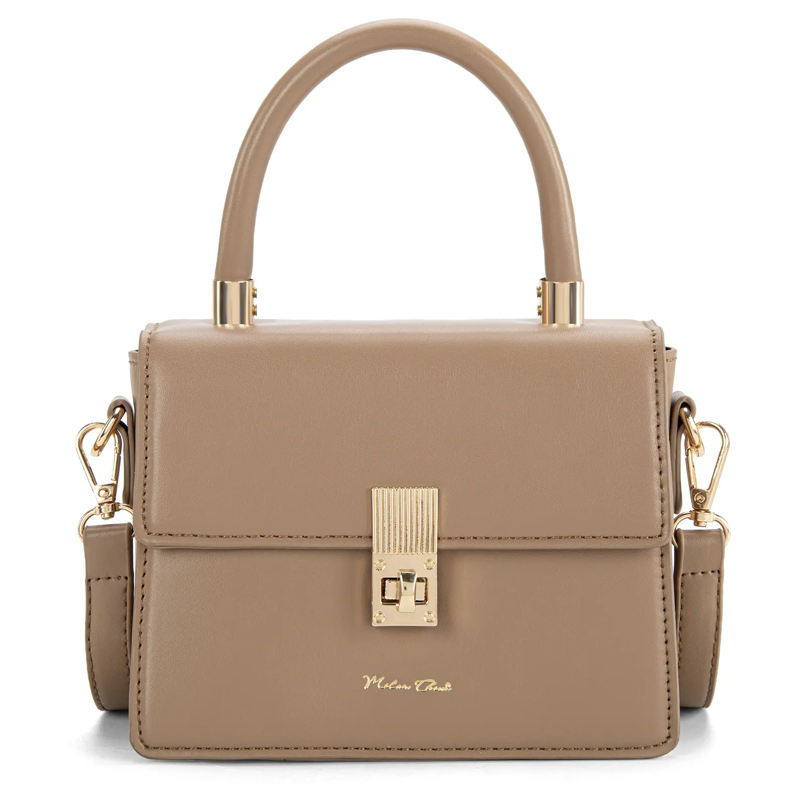 Milan Chiva Small Top Handle Purses for Women Mini Satchel Crossbody Bag Elegant Square Bag, Purse, Shoulder Bag For Women, Adjustable Strap Purse, Casual Handbag Satchel