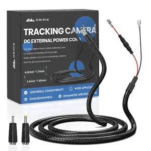 ORIPIK Trail Camera Power Cord: 79 inch Trail Camera Power Cable with Universal DC External Power Cable for Trail Game Camera Accessory