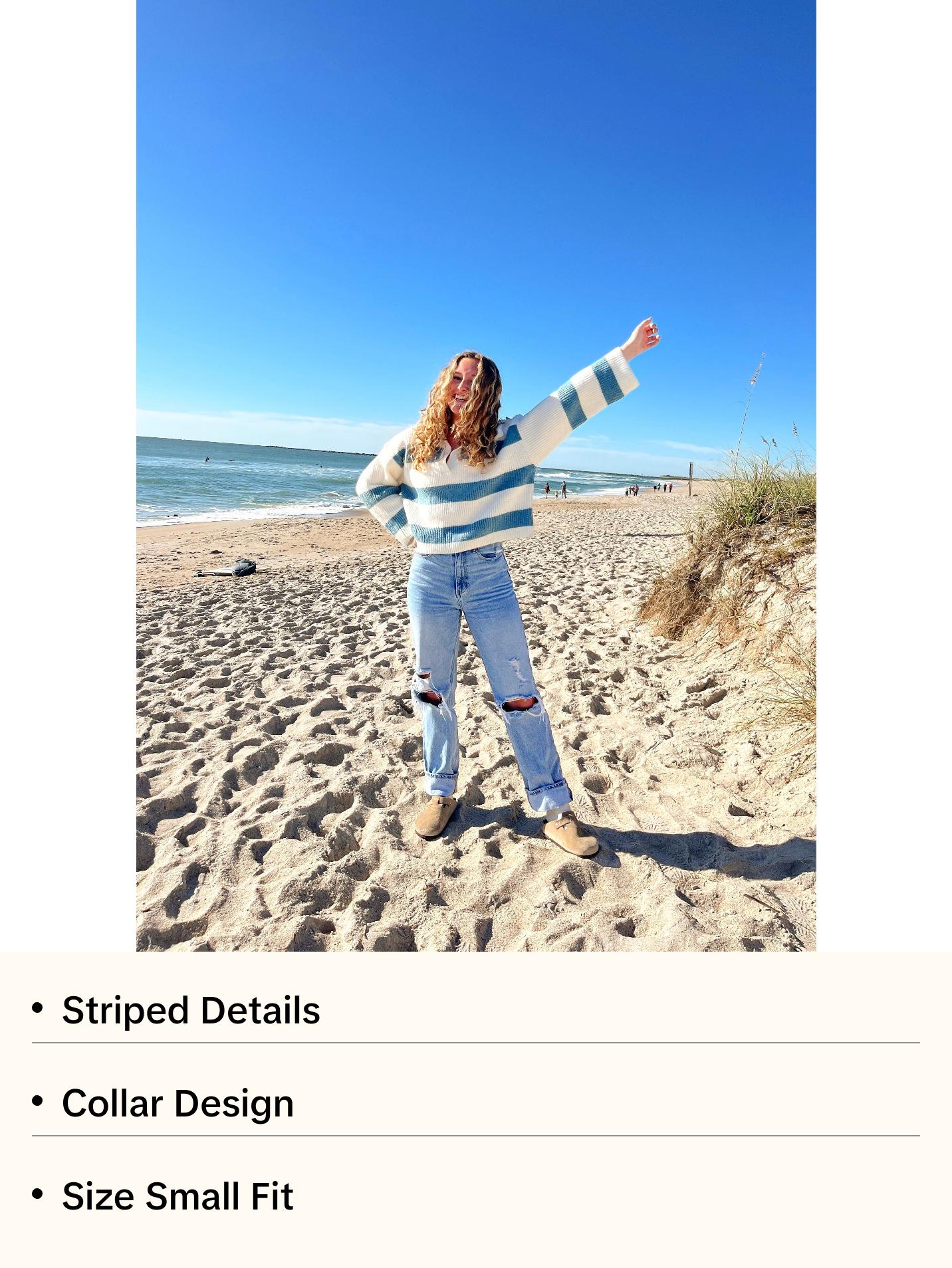 Coastal Granddaughter Sweater - Blue