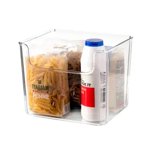 Clear Easy-Access Open Front Bins