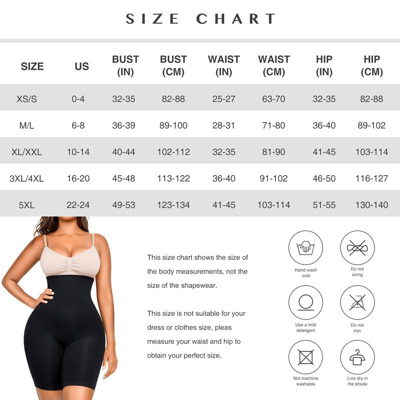 FeelinGirl Shapewear for Women Tummy Control Panties Clothing Comfort Shorts Bottom