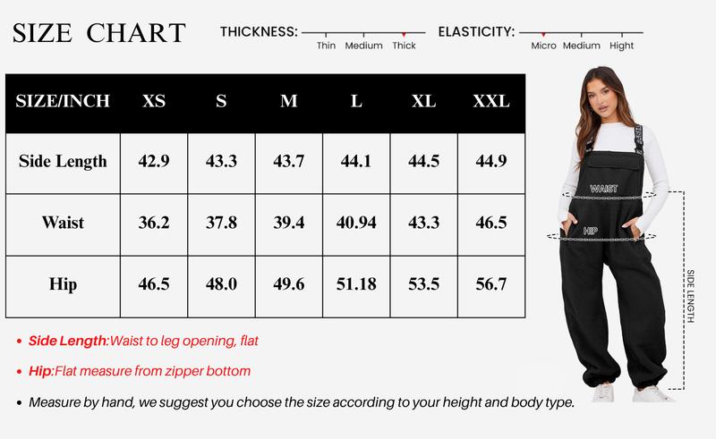 Molitree Women's Sherpa Fleece Overalls 2025  Warm Winter Casual Loose Jumpsuits Sherpa Bib Overalls Fuzzy Ski Pants with Pockets Basic Womenswear