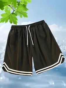 Men’s fashion casual athletic shorts, 3-pack, elastic waistband, quick-drying breathable running shorts for summer, suitable for everyday wear, gym training, and outdoor activities