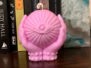 Evil Eye /Crystal Ball candle. Unscented