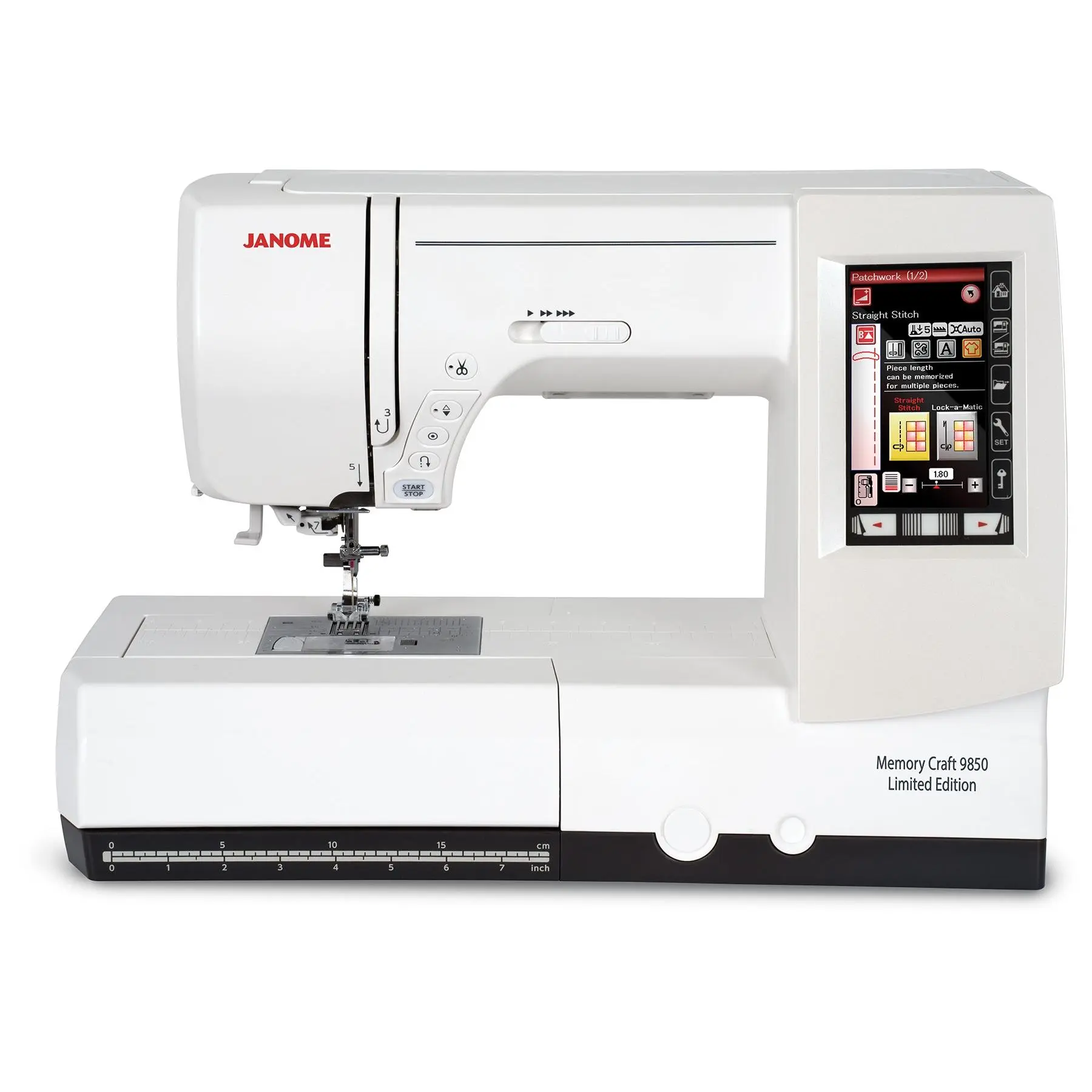 Janome MC9850 Limited Edition Sewing & Embroidery Combo Machine for Adults, with 175 Embroidery Designs, 200 Built-in Stitches, USB Port, for Crafts, Sewing Machine, Embroidery Sewing Machine