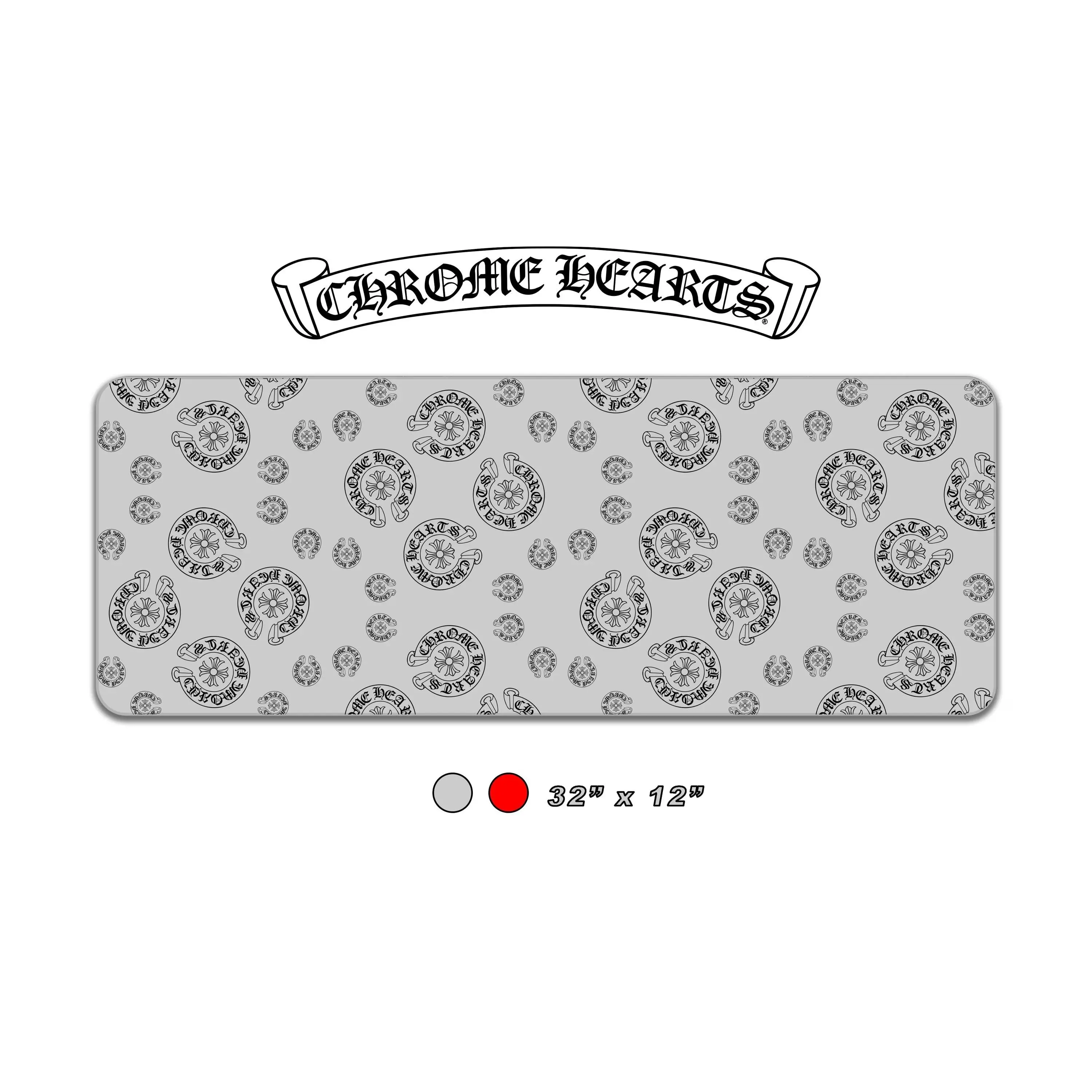Chrome Hearts ハンカチ グレー Chrome Hearts Triple Leather Cross Grey Sweatpants - SRM – SHENGLI