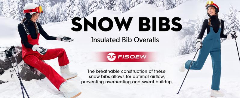 Fisoew Women Snow Bib Insulated Bib Overalls Waterproof Ski Bibs Windproof Ski Pants Breathable Snowsuit Overall Pants Sleeveless Overalls with Adjustable Straps Pocket Winter Ski Bib Pants Fisoew Women Snow Bib Insulated Bib Overalls Waterproof Ski Bibs Windproof Ski Pants Breathable Snowsuit Overall Pants Sleeveless Overalls with Adjustable Straps Pocket Winter Ski Bib Pants