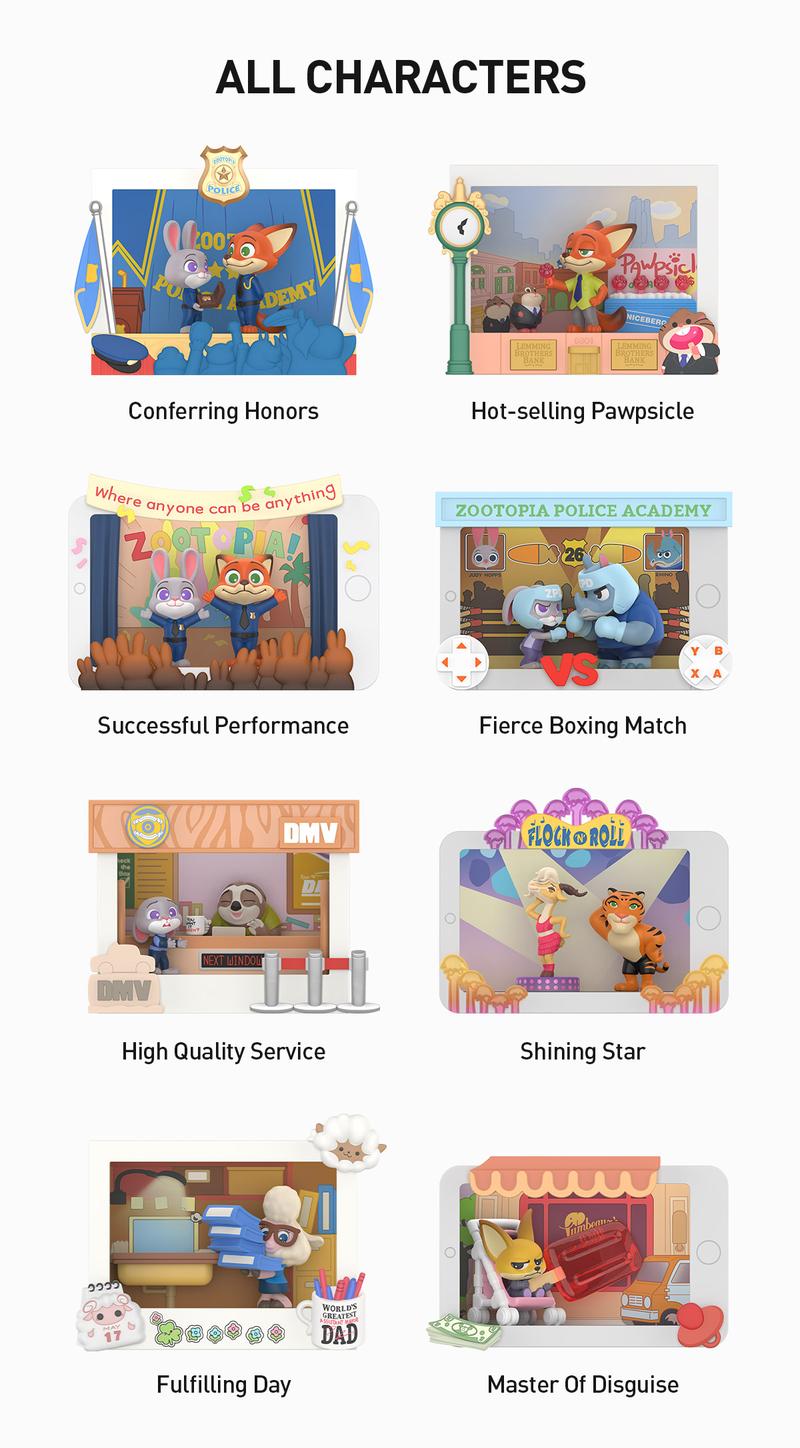 [Spanish]-Zootopia Highlight Moment Series – Escenas en Miniatura / Sets de Escena