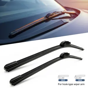 DABATR All-Season Wiper Blades for J-Hook & Pin Type Arms – Zero Noise, Zero Streaks, OEM Quality – Universal Fit for Most U.S. Cars