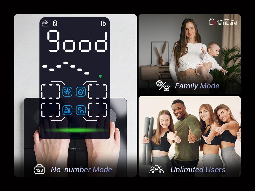 OVUTEK Smart Scale for Body Weight, Professional Bathroom Digital Scale with BMI, Body Fat, Muscle Mass, Most Accurate to 0.05lb, Large Display High Accurate Body Composition Machine with Fitness App OVUTEK Smart Scale for Body Weight, Professional Bathroom Digital Scale with BMI, Body Fat, Muscle Mass, Most Accurate to 0.05lb, Large Display High Accurate Body Composition Machine with Fitness App