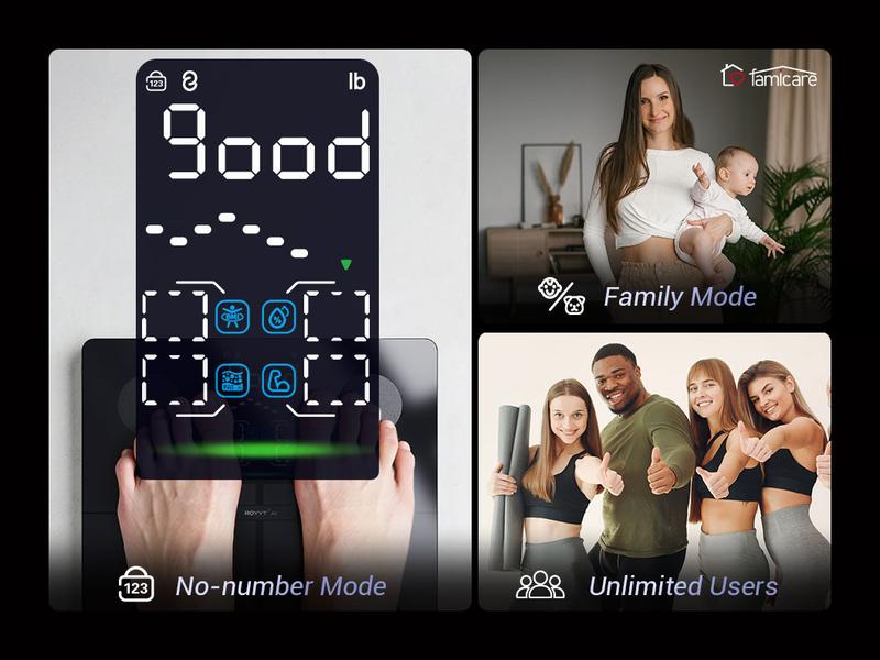 OVUTEK Smart Scale for Body Weight, Professional Bathroom Digital Scale with BMI, Body Fat, Muscle Mass, Most Accurate to 0.05lb, Large Display High Accurate Body Composition Machine with Fitness App OVUTEK Smart Scale for Body Weight, Professional Bathroom Digital Scale with BMI, Body Fat, Muscle Mass, Most Accurate to 0.05lb, Large Display High Accurate Body Composition Machine with Fitness App