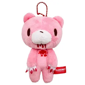 Gloomy Bear Blood Bear Plush Ball Chain Mascot Keychain