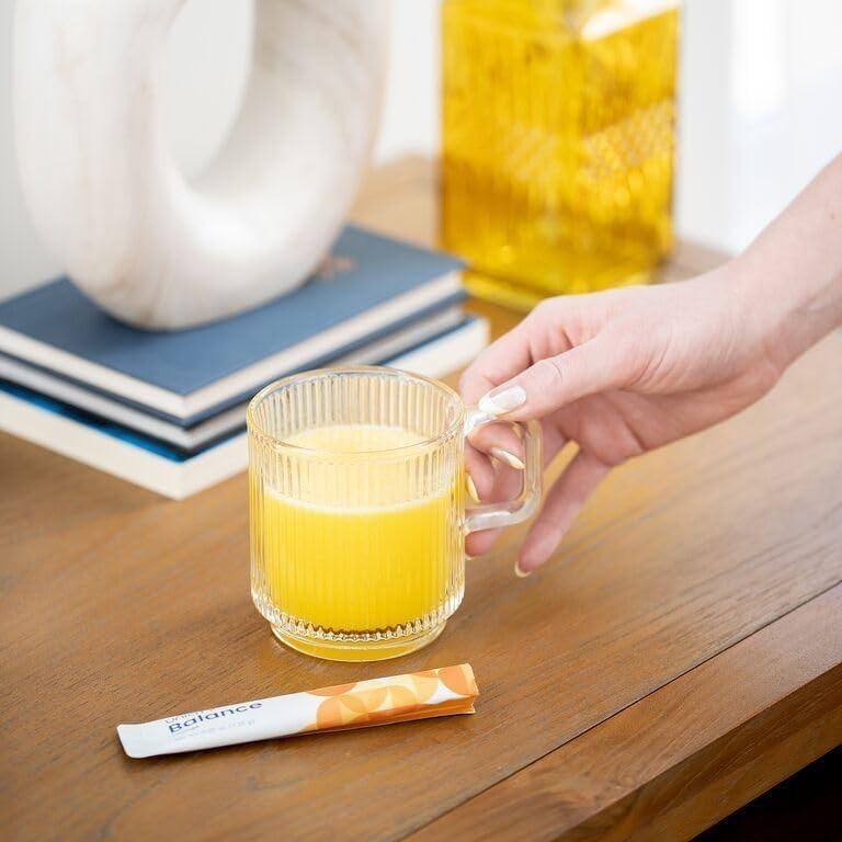 Unicity Balance Natural Orange - 30 Packets for Slow Carbohydrate Absorption & Digestive Health - All-Natural Flavor for Prolonged Satiety