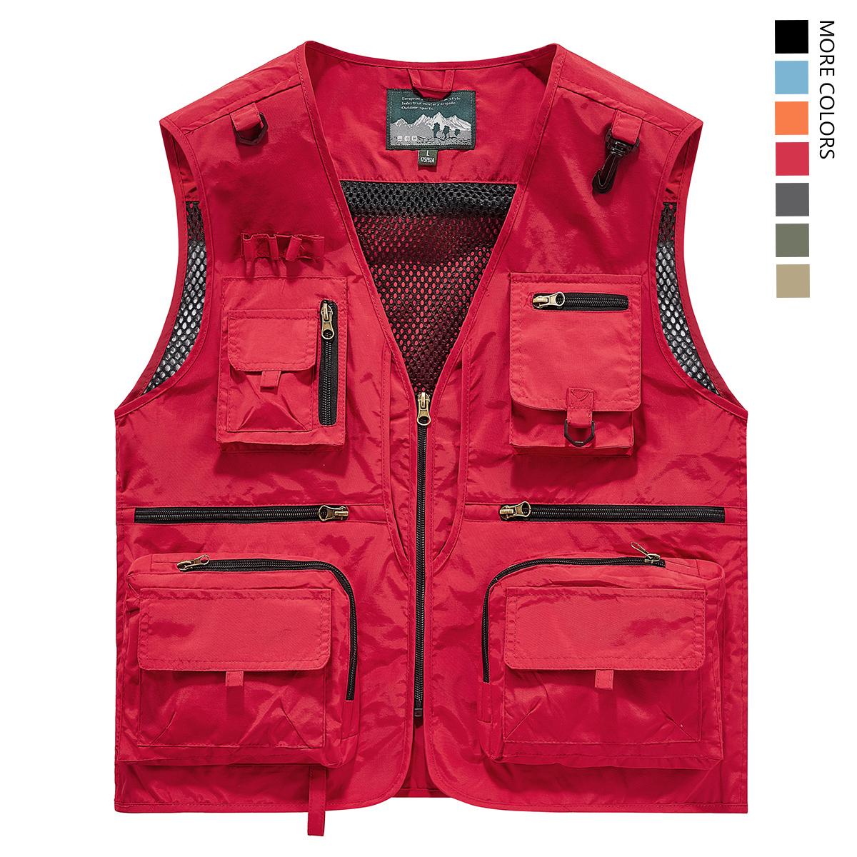 Made from 100% nylon, anti-static design ensures safety (true size). Men’s fashion quick-dry mesh casual outdoor multi-pocket fishing photography vest/work vest jacket with multiple pockets, suitable for outdoor activities. Made from 100% nylon, anti-static design ensures safety (true size). Men’s fashion quick-dry mesh casual outdoor multi-pocket fishing photography vest/work vest jacket with multiple pockets, suitable for outdoor activities.