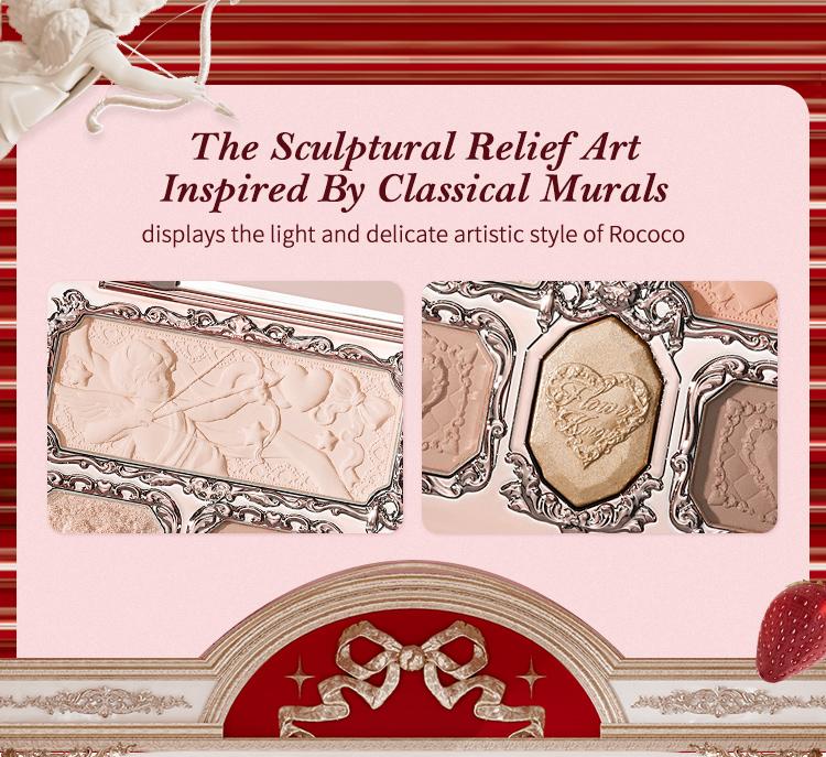 Flower Knows Strawberry Cupid Collection Makeup Palette, Matte, Shimmer, all-in-one Palette, Blush, Longlasting, High Pigment, Ideal For Office, Travel or Date Flower Knows Strawberry Cupid Collection Makeup Palette, Matte, Shimmer, all-in-one Palette, Blush, Longlasting, High Pigment, Ideal For Office, Travel or Date