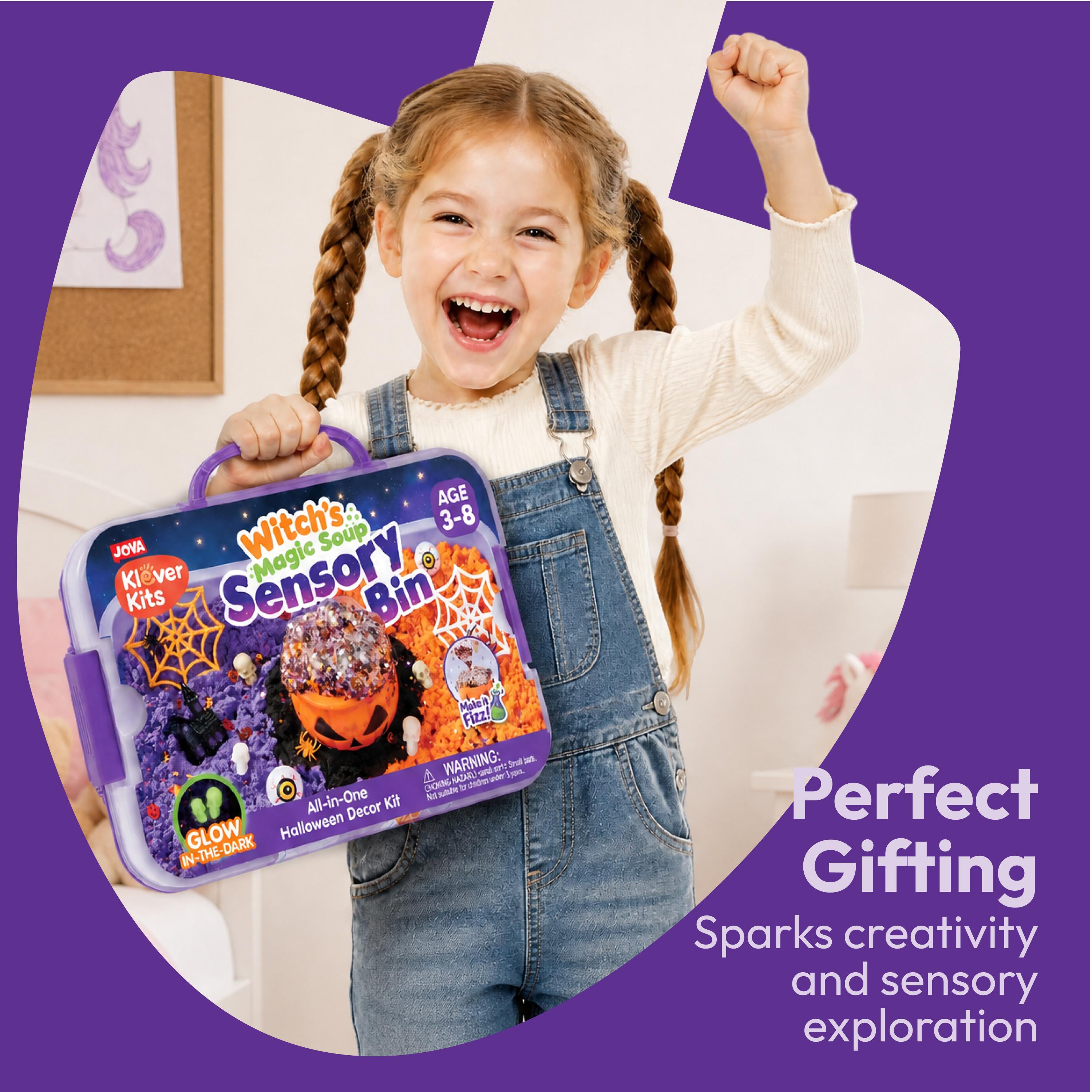 Portable sensory bin for indoor and outdoor kids activities