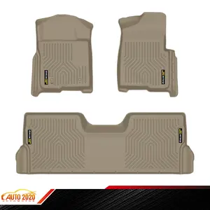 All Weather 3D TPE Floor Mats Liners Fit For 2009-2014 Ford F-150 SuperCrew Cab